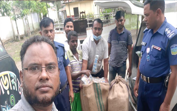 ময়মনসিংহে বাজারে বাজারে নকল বিড়ির বিরুদ্ধে পুলিশের অভিযান